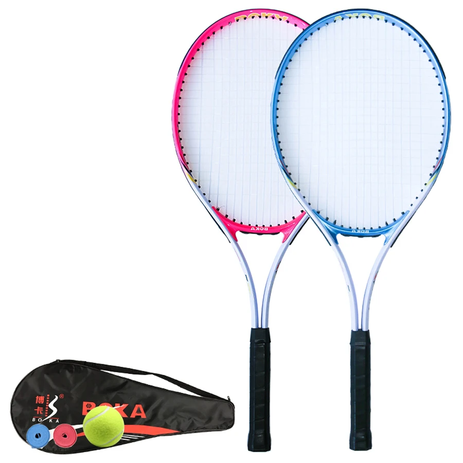 OEM Tennis Racket Set Aluminum Alloy Tennis Racket For Adult Entertainment Practice