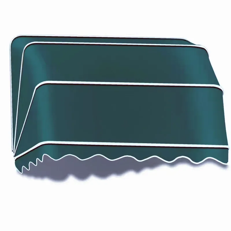 French shed store front awning watermelon awning semi-circular arc decorative European-style shed folding retractable outdoor aw