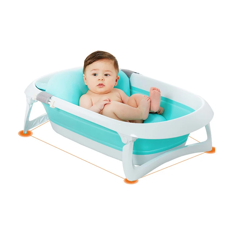 Оптовая продажа, матрасная душевая кровать, большая просторная складная детская ванна с высокой подставкой