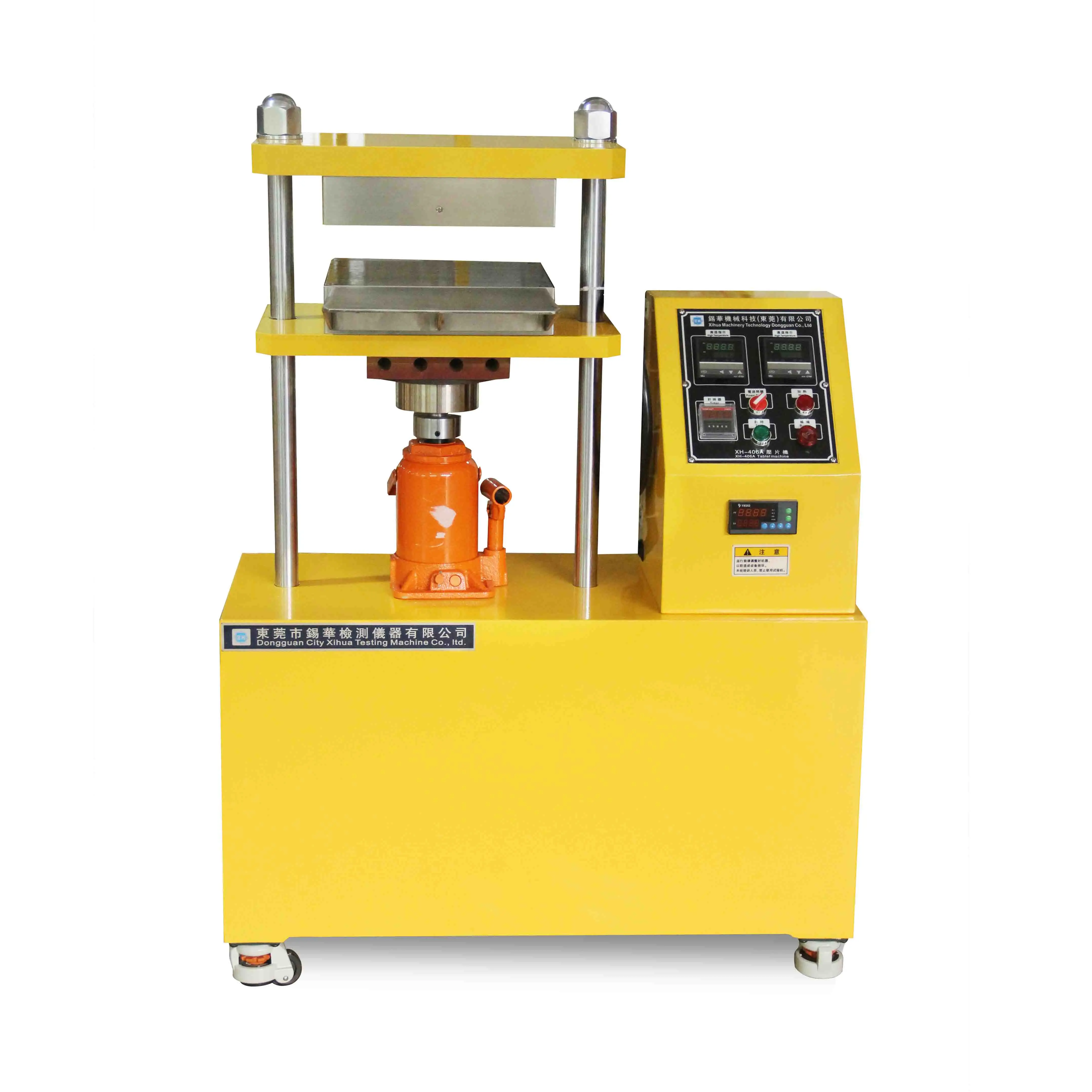 Manual PVC vulcanizing press machine laboratory equipment