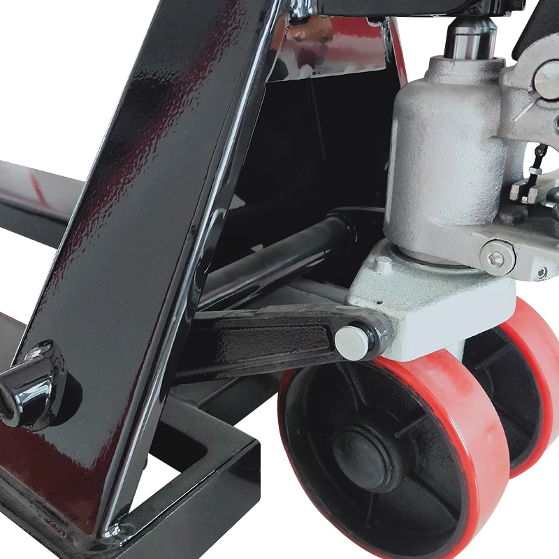 High Quality Heavy Duty Trolley 5000kg With Competitable Price Low Single Fork Hand Pallet Truck