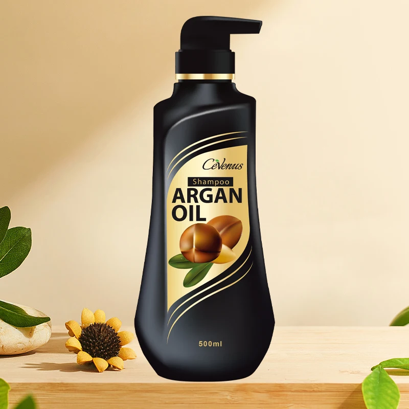 OEM ODM Custom Luxury Factory Wholesale Private Label Sulphate Free Vegan Natural Organic Argan Oil Hair Fluffy Shampoo