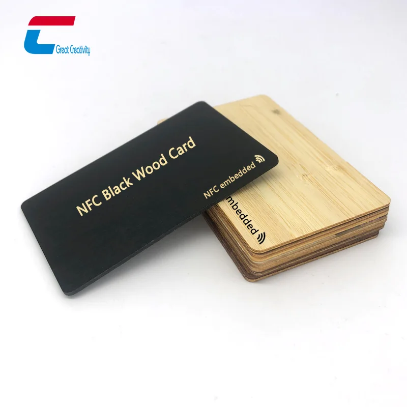 UHF пустая китайская карта из вишневого дерева сверхлегкая RFID Деревянная Карта