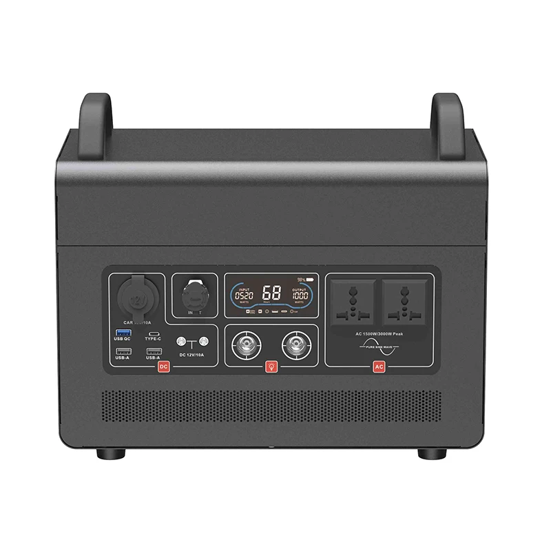 Factory price 1500W 1344Wh 110V 220V Portable Solar Generator power station for Home and Camping Use