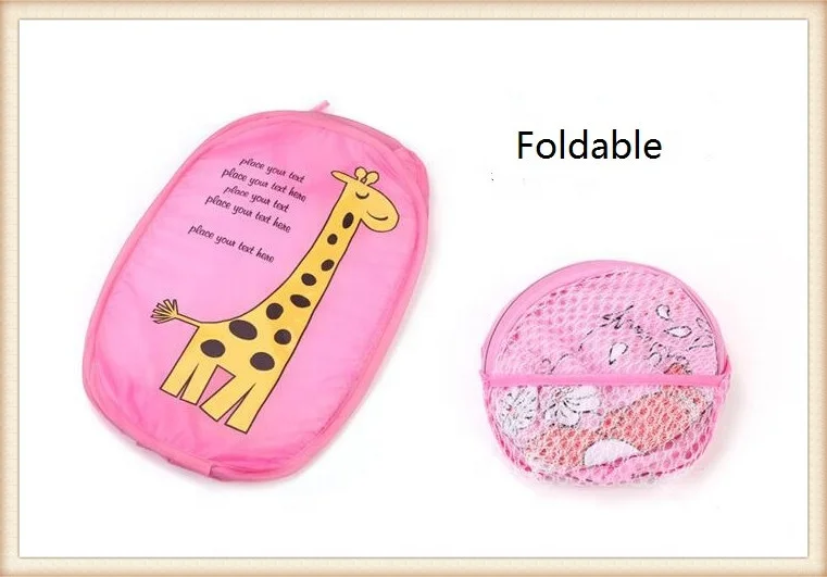 Wholesale polyester foldable mesh nylon laundry basket