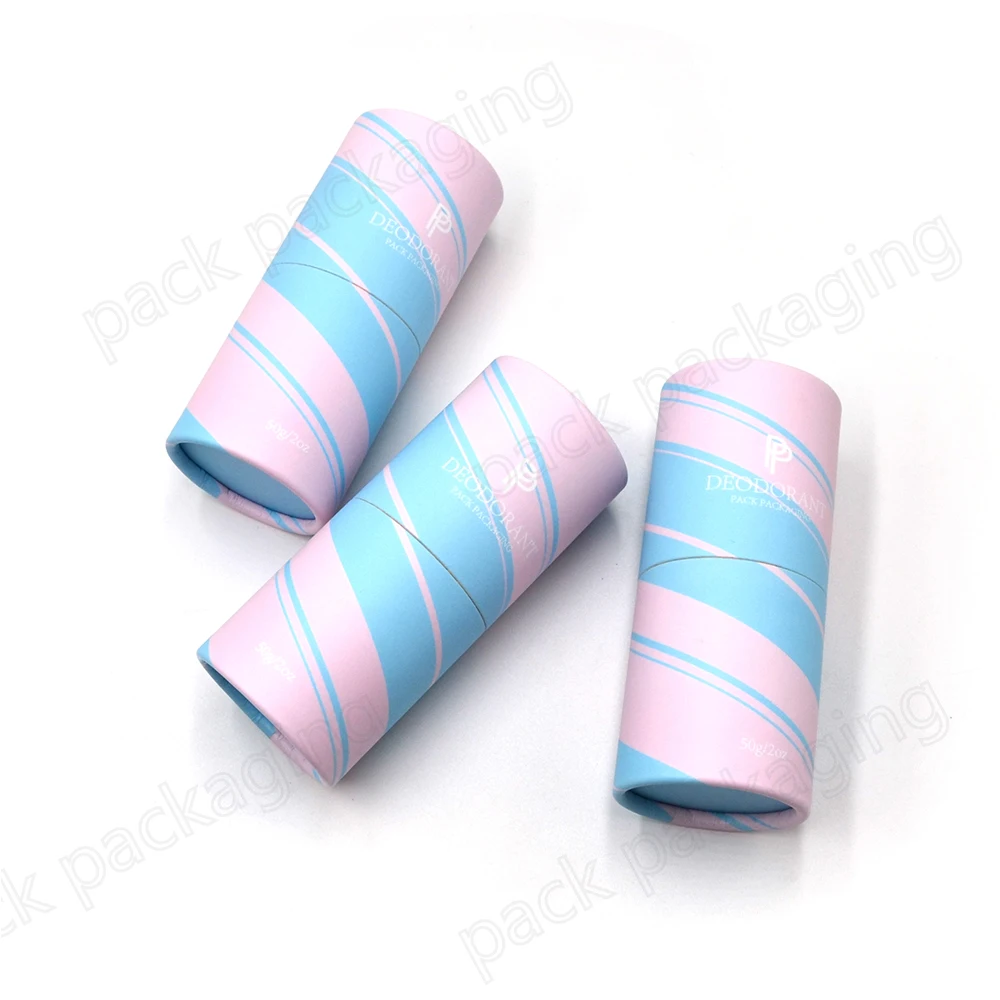 Customized Skin Care 50ml Deodorant Container Beauty Packaging Kraft Twist Up Paper Tube - Buy 2oz Round Natural Twist-up Tube