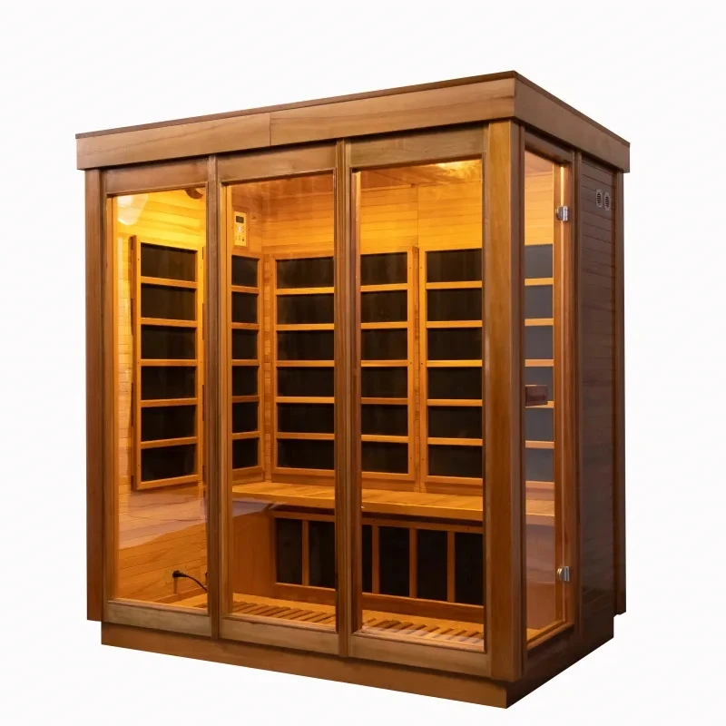 4 человека открытый плоский верхний Дальний инфракрасный обогреватель углерода сауна комната