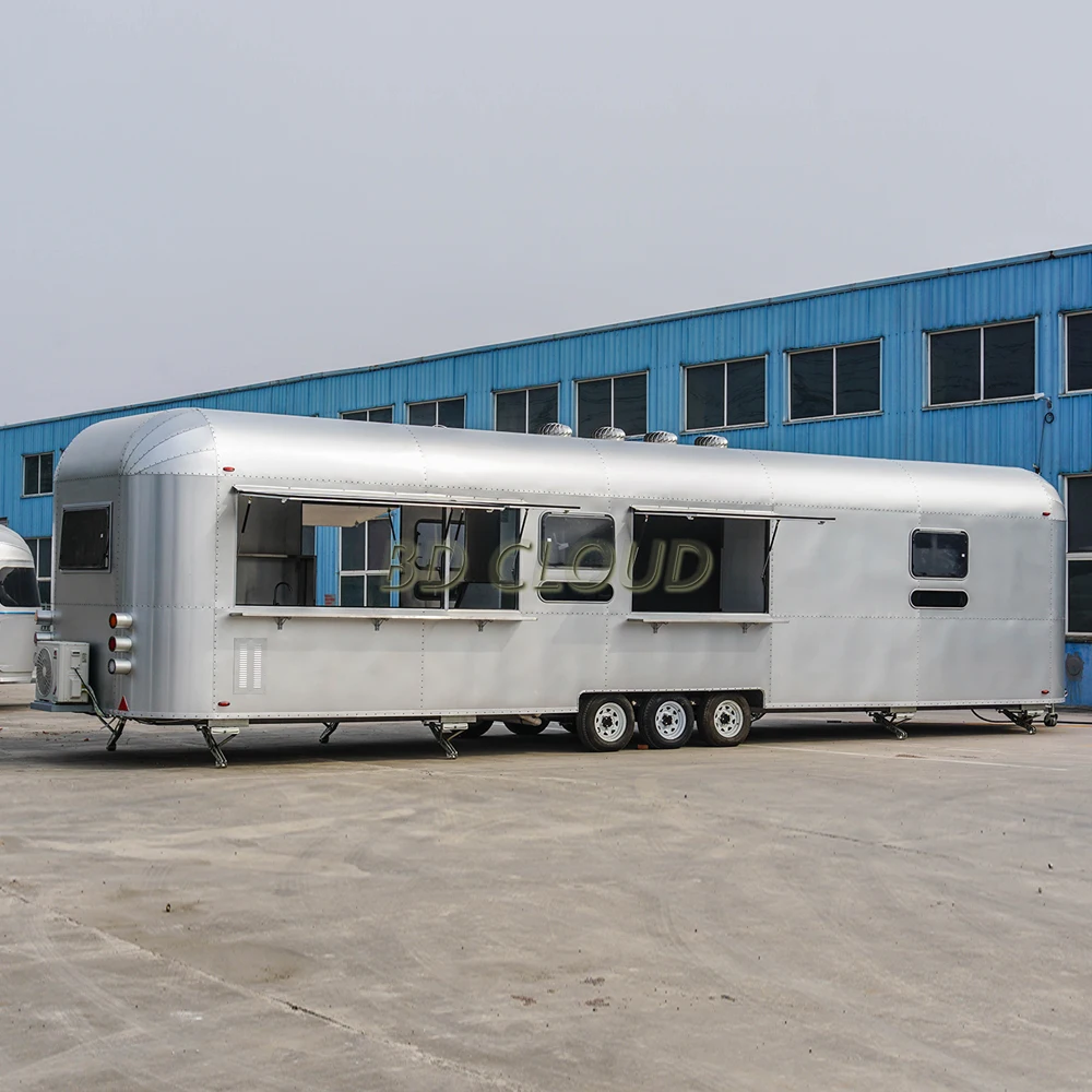Best seller airstream food trailers mobile bakery store