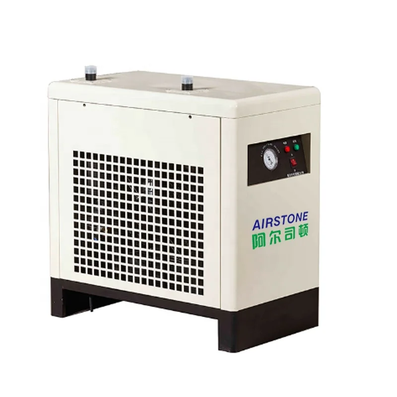 Airstone low dew point air cooled 3.0m3/min refrigerated compressed air dryer for compressor