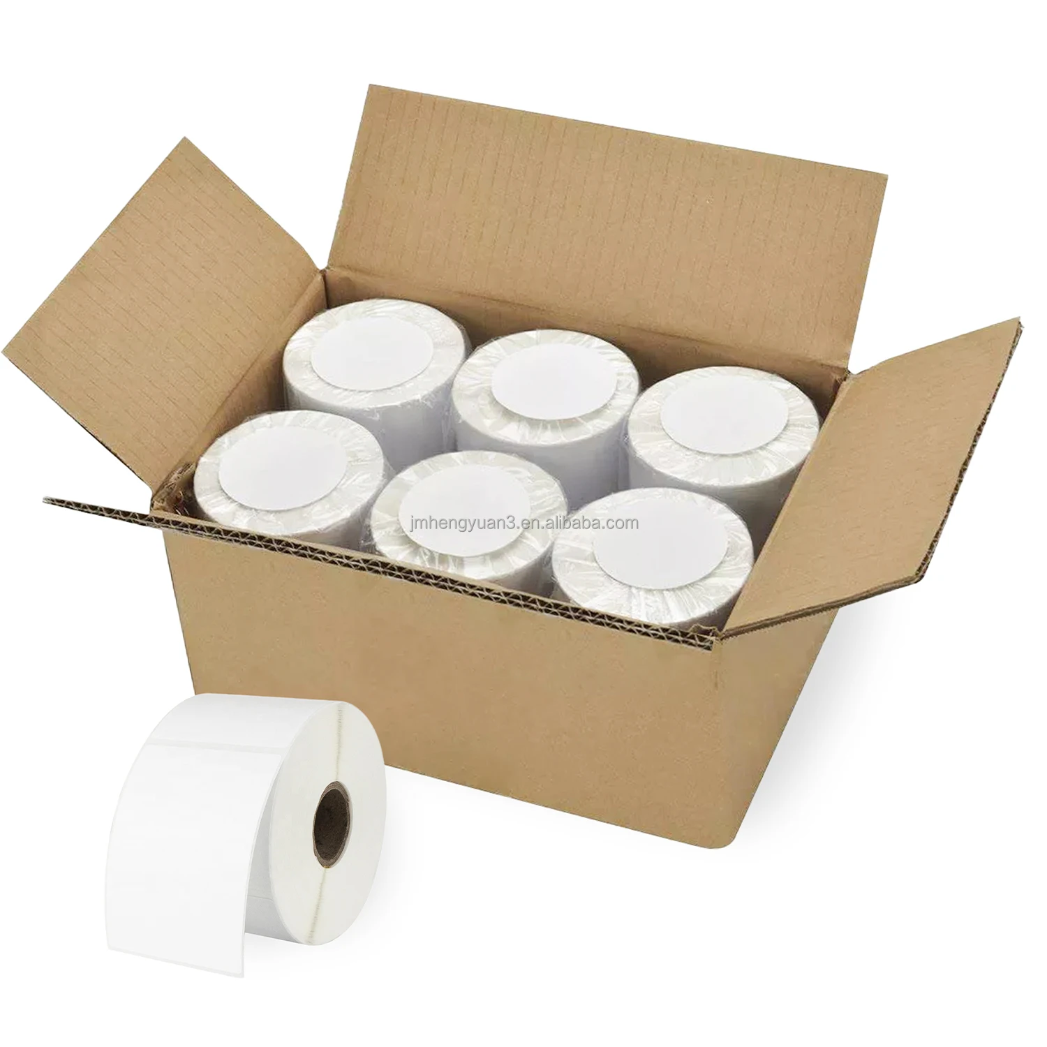 Waterproof Blank White 4x6 inch 500pcs Self Adhesive Label Paper Shipping 4x6 Direct Thermal Shipping Label
