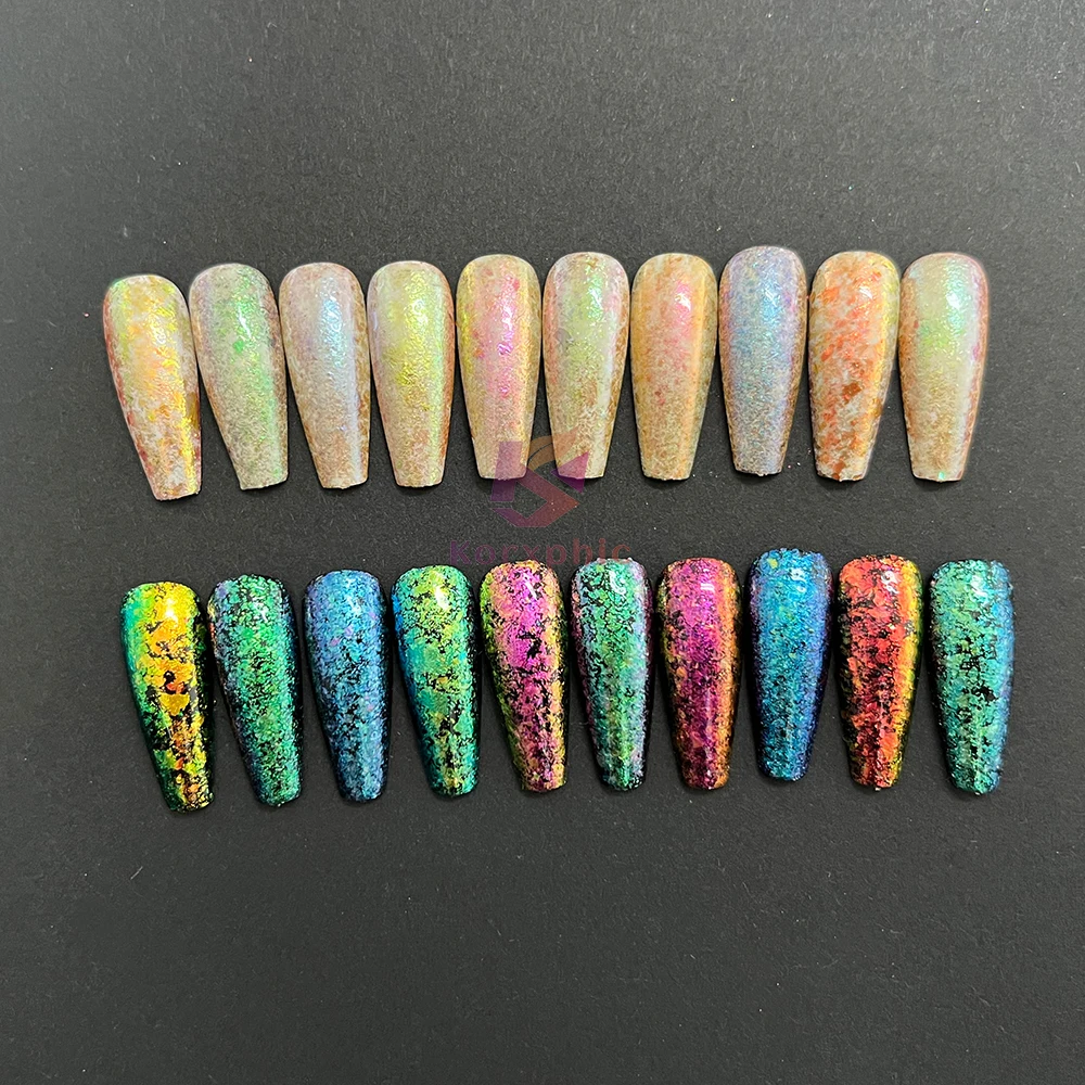 New Decoration Chameleon Effect Nail Flakes Glitter Chameleon Powder Pigments