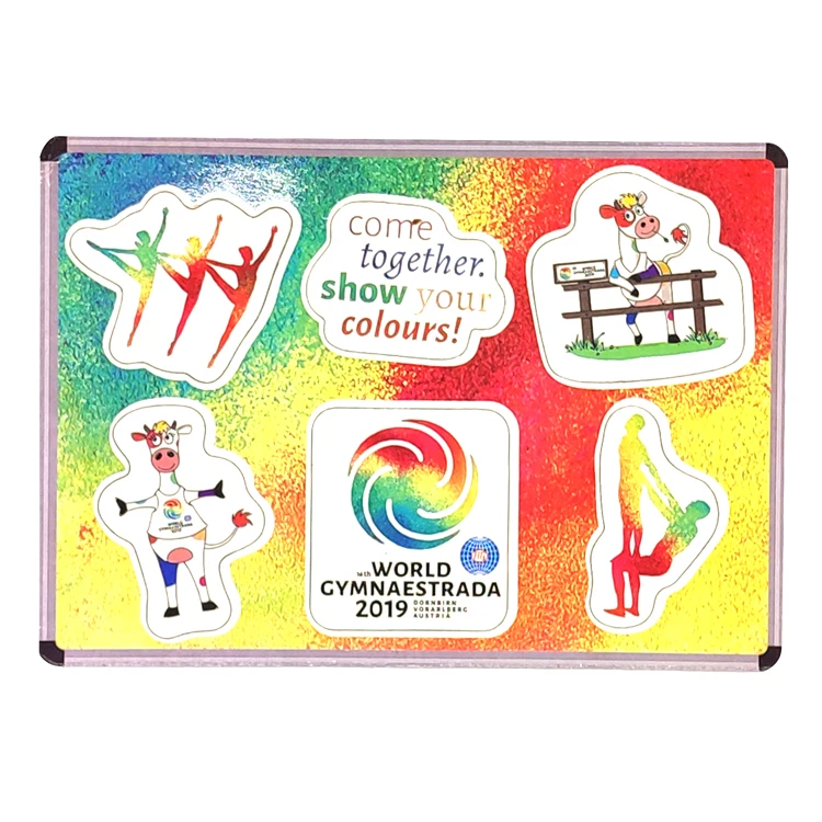 Competitive price low cost  personalized company gift custom tear off fridge magnetic calendar