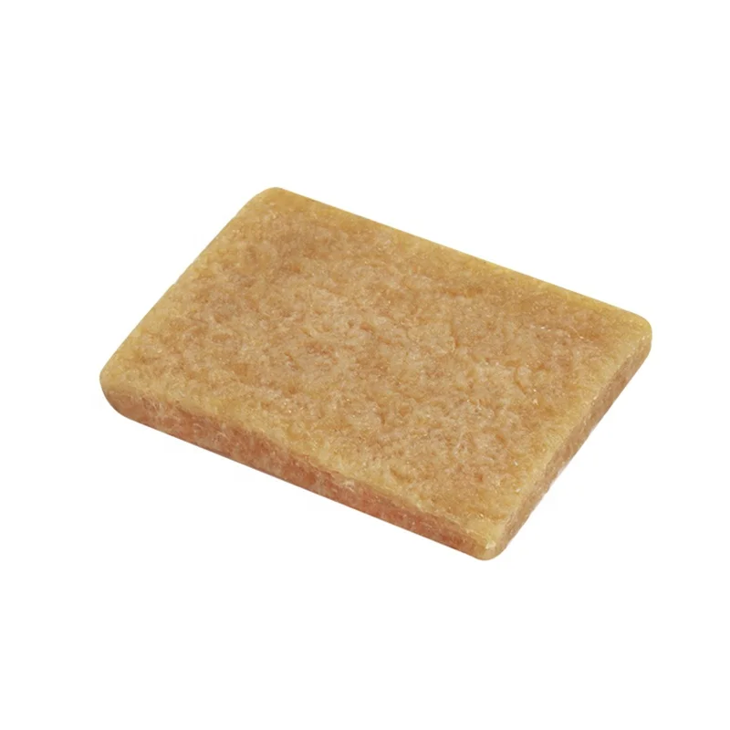 Natural pale crepe rubber for glue cleaning