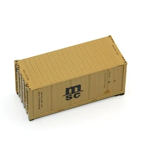 1:87 Scale 6.9cm Container Model 20GP Decoration International Shipping Sea Transport Gift Car Model HO Train Scene Model