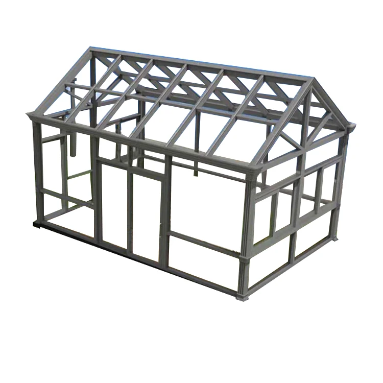 Современный дизайн, алюминиевая сборочная уличная стеклянная зимняя беседка, Солнечный дом, комната