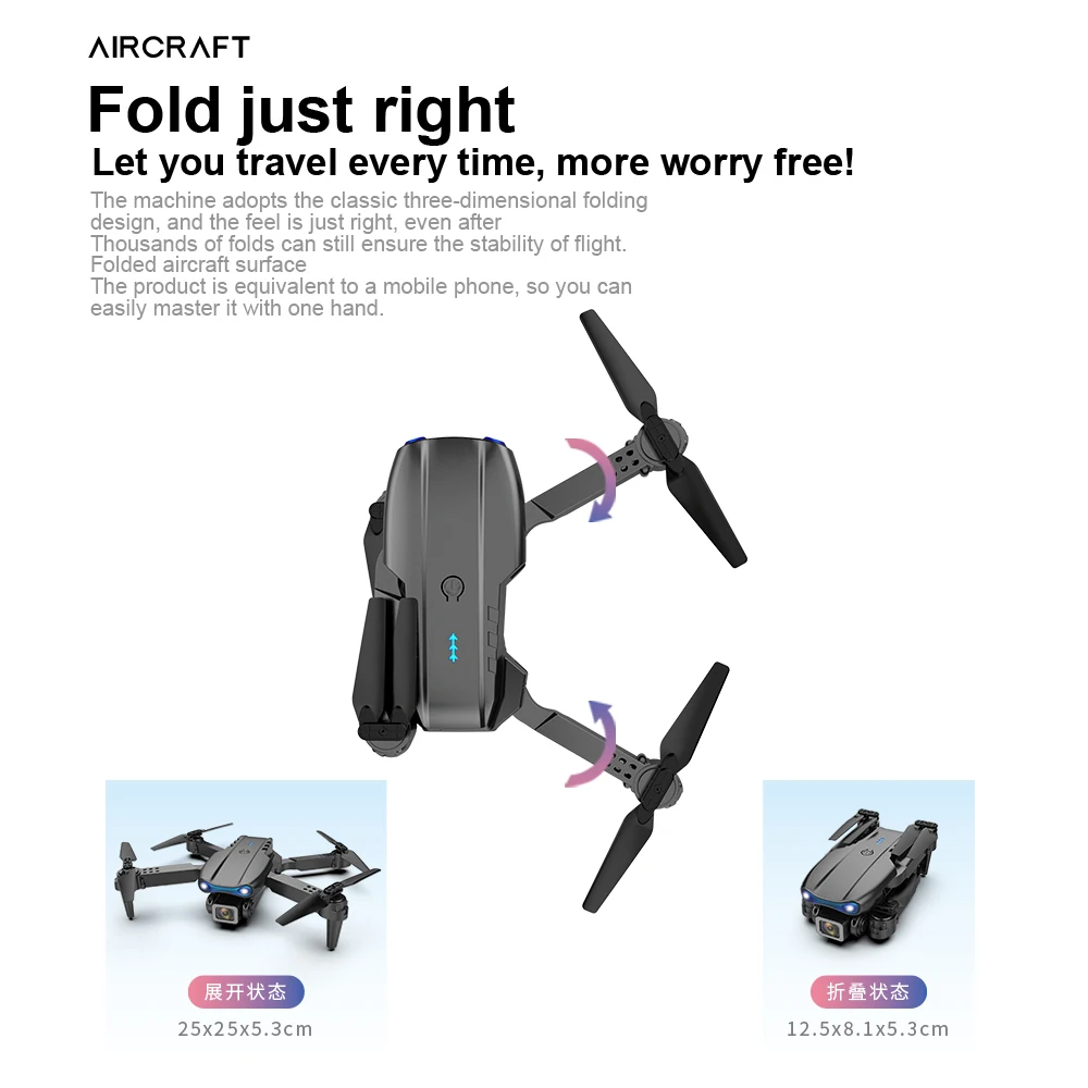 E99 pro2 drone RC Drones professional long distance With Camera 4K Wifi FPV Optical Flow Positioning mini dron e99 pro