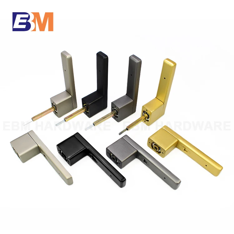 Magnetic System Interior Door Aluminium Alloy Magnetic Door Lock With Hidden Key Hole Lever Handle Wooden Door Lock