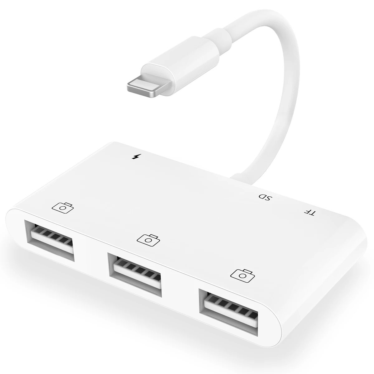  Адаптер Lightning/аудио OTG с USB 3 для камеры адаптер