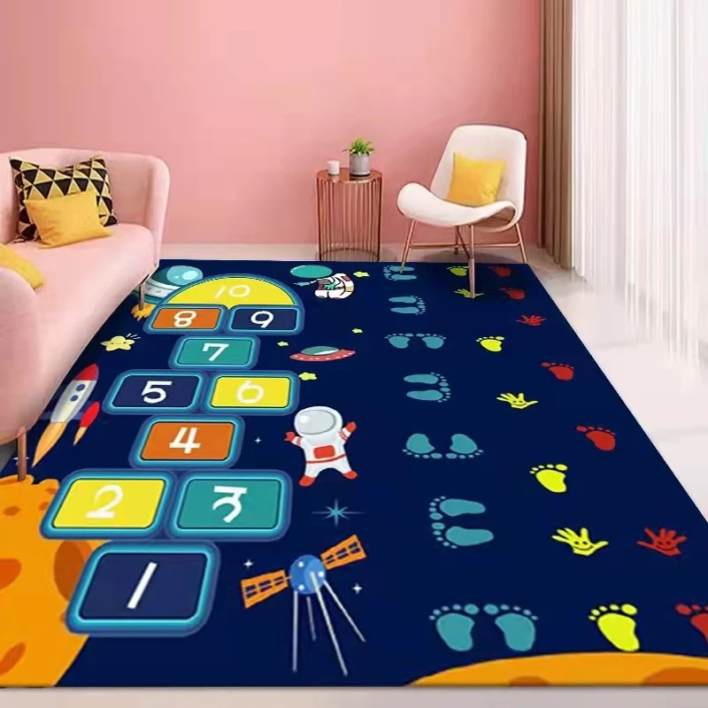 High quality Waterproof Country Road City Map Play Mat Kids Area Rugs with free sample