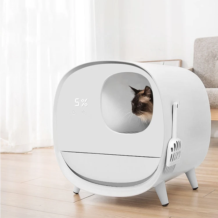Intelligent Cat Litter Toilet Phone Remote Electric Automatic Self Cleaning Cat Litter Box