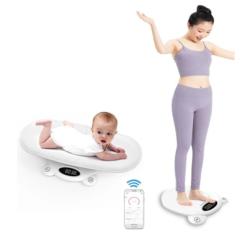 Full Abs Design Removable 120Kg LED baby scale gros baby weight and height scale baby scale bluetooth