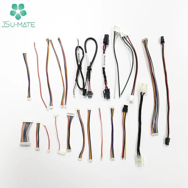 Manufacturer Molex JST 1.0 1.25 1.5 2.0 2.54mm Pitch 2p 3p 4p 5p 6p Connectors Cable OEM Assembly Wire Harness JST Board Cable