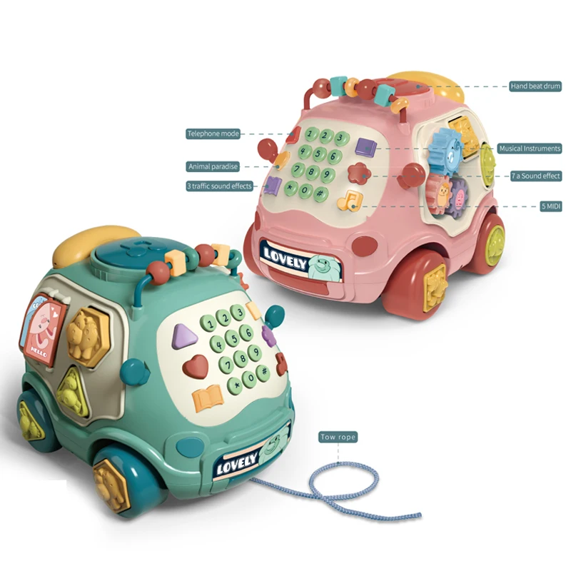 Музыкальный обучающий телефон для раннего обучения, автомобиль, игра, детские игрушки, мобильный телефон
