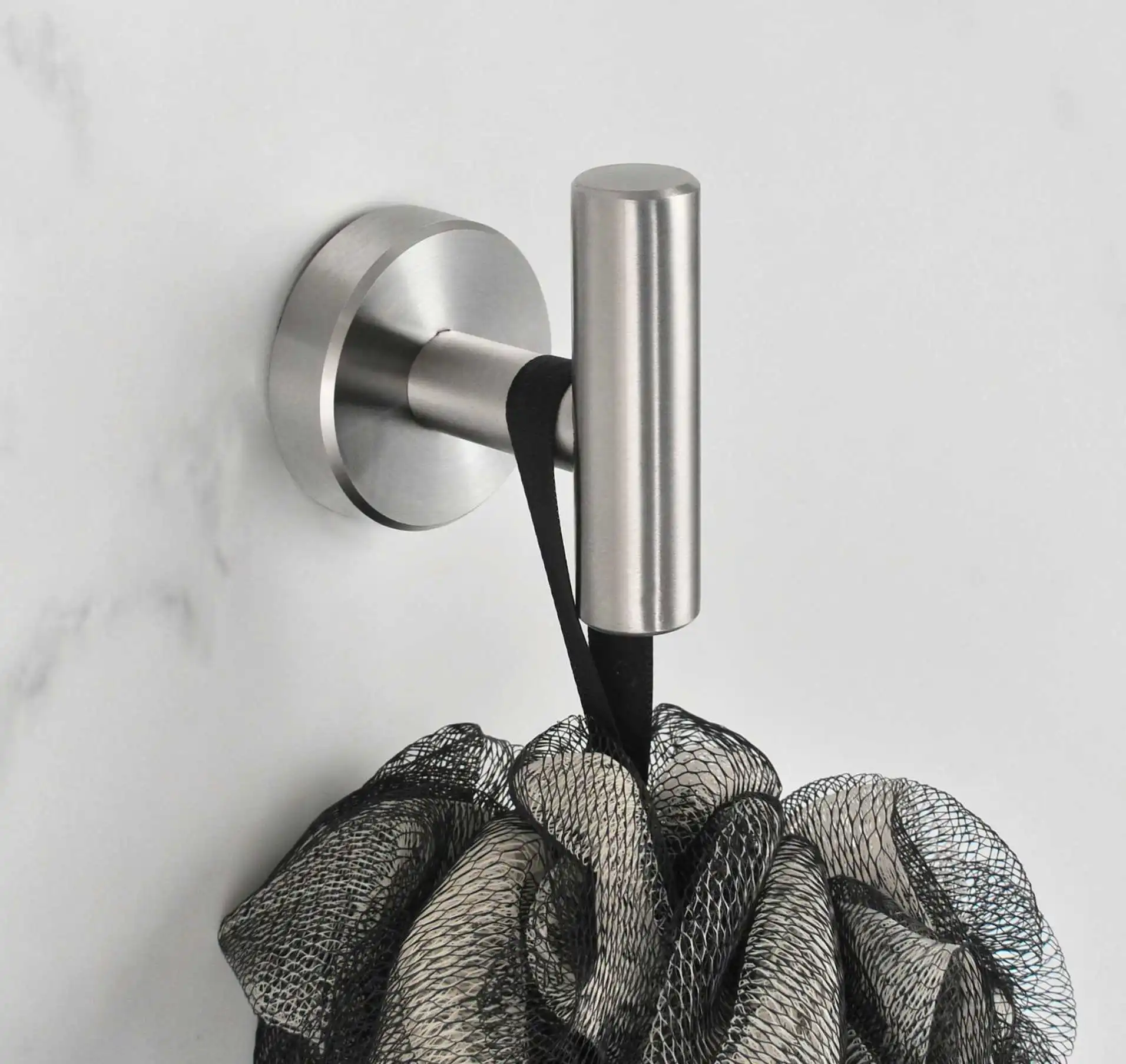 5 Piece round Design Towel bar set Matt Black chrome Modern Bathroom Accessories Hardware Set Bathroom Accessories Set