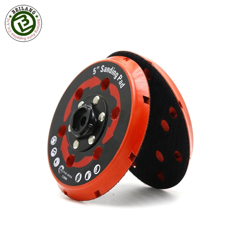 125 мм 5 дюймов с застежкой-липучкой защитный слой с клейкой подложки плита Двойного Действия Полировщик Подушка с подкладкой