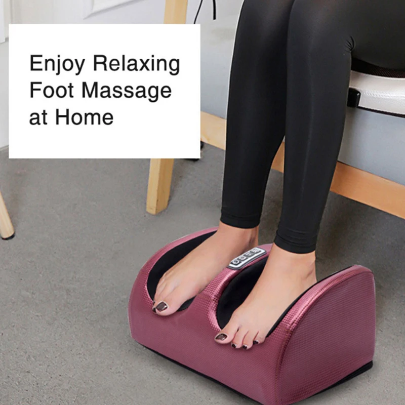 Shiatsu Electric heating Foot Massage feet Roller Equipment Deep Kneading Foot And Calf massage