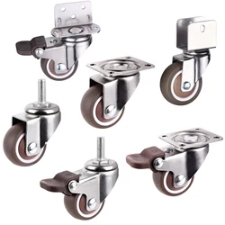 2 inch Hot Sale Child Bed Castor Plastic Splint Wheel black pp twin sofa caster wheel