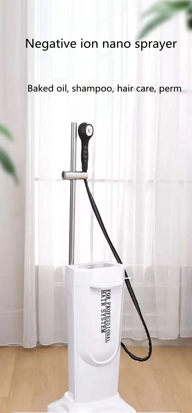 RTS Wholesale Top Quality Hair Salon Blue Light Nano Micro Spray Hair Steamer