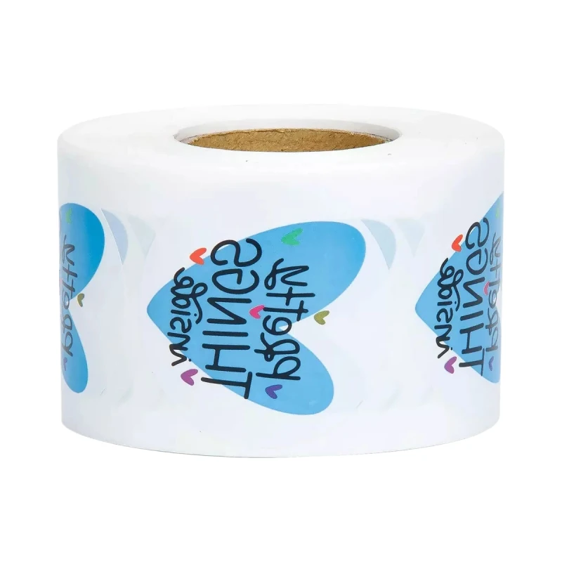 Mint Color Floral Pretty Things Inside Gift Packaging Box Bags Decorative Pretty Things Inside Sticker
