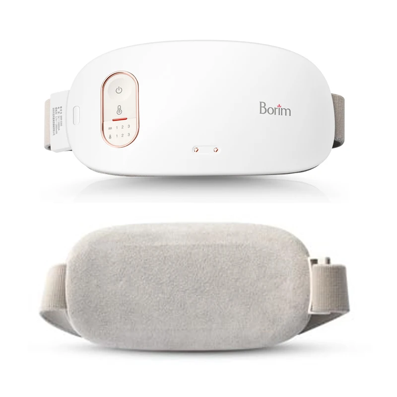 Factory Portable Cordless Vibrating Infrared Heat Waist Massager Heating Pad Wrap For Stomach