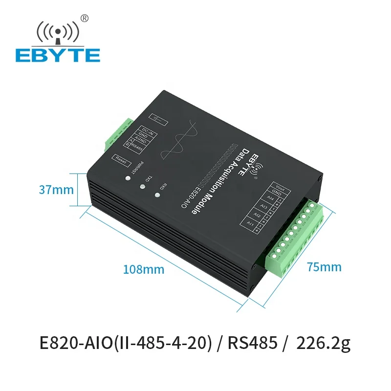  E820-AIO(II-485-4-20) с протоколом MODBUS RTU ptz-камеры сбора данных DAQ RS485 Iot шлюз Промышленный Радио беспроводной приемопередатчик решений для Интернета