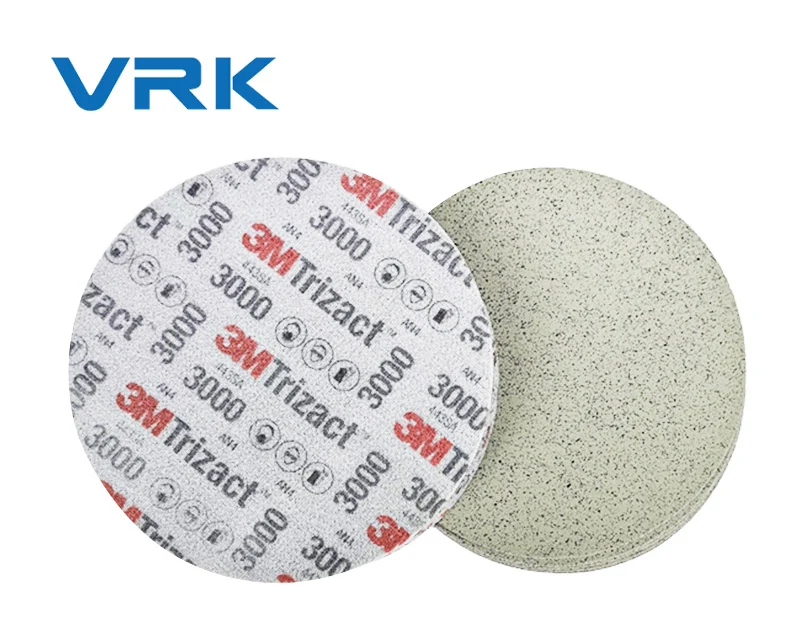 6 inch 1500 3000 5000 grit wet dry sandpaper round  soft abrasive sponge pad sanding sponge (1600412419051)