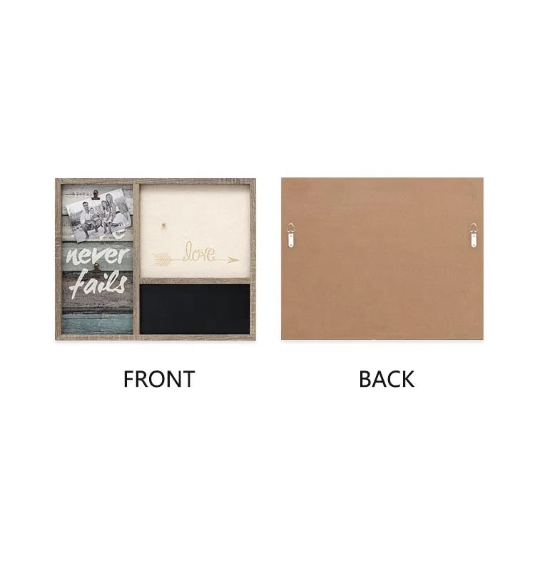 42x52 Wall Hanging Notice Wooden Moon MDF Board Wood Memo Picture Photo Frame