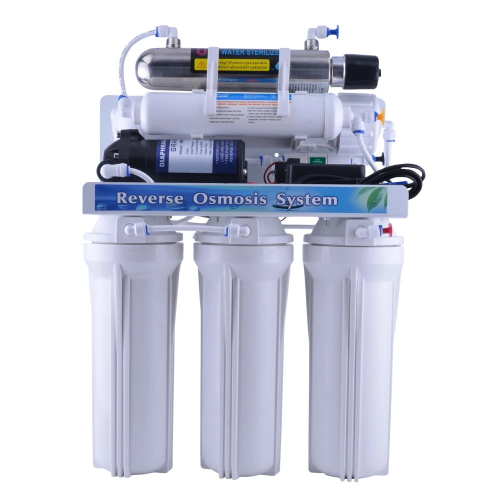 5 stage ro water filter system for water treatment with 3G plastic pressure tank