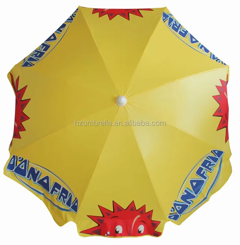 Lipton screen printing advertising beach umbrella for promotion