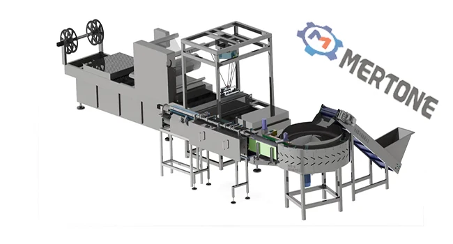 Easy to operate sausage finishing machine Continuous vertical conveyor