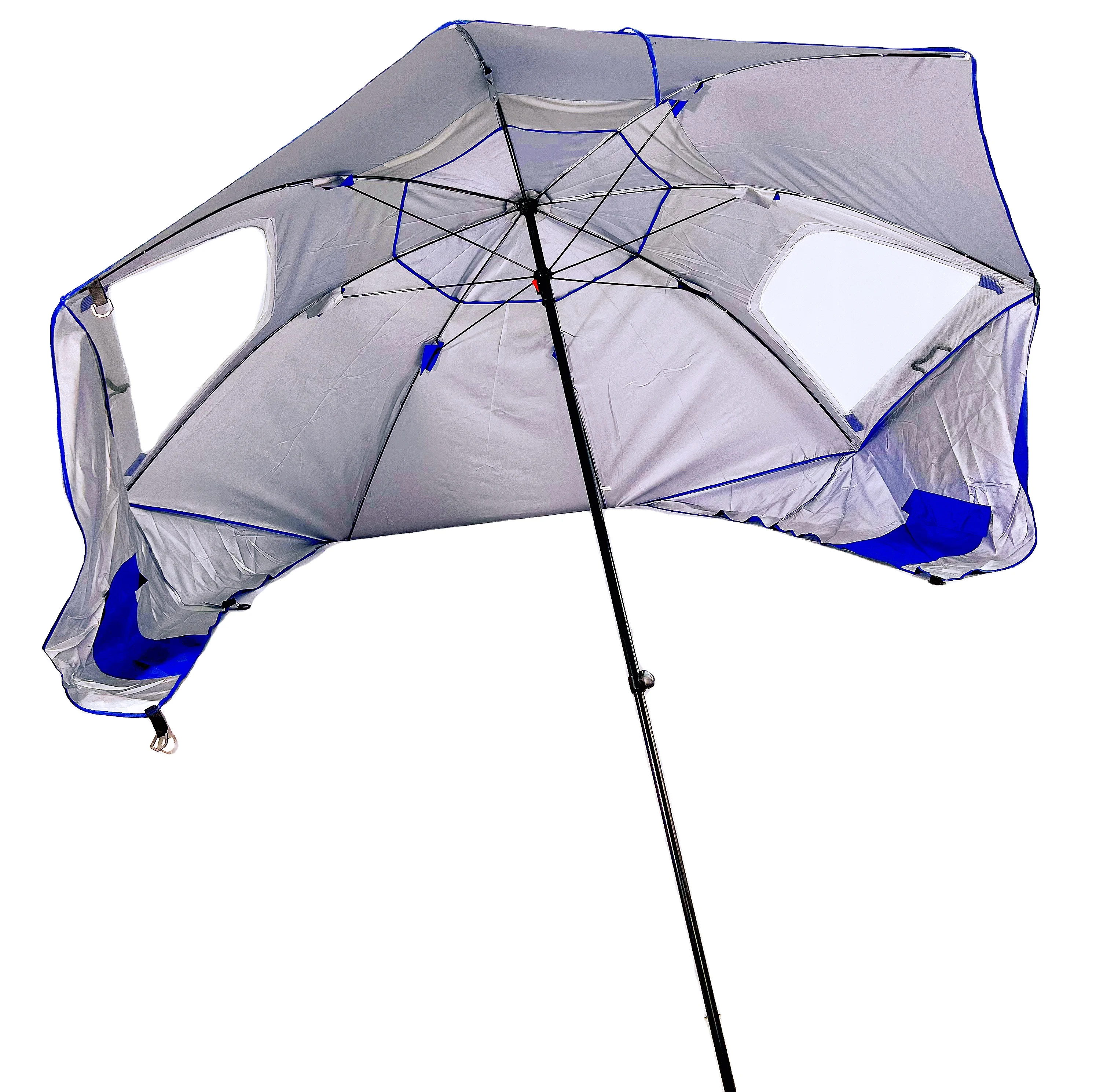 2021 New Large Outdoor Camping Custom Printing 1-2 Person Pop Up Beach Tent Canopy Sun Shelters Umbrella