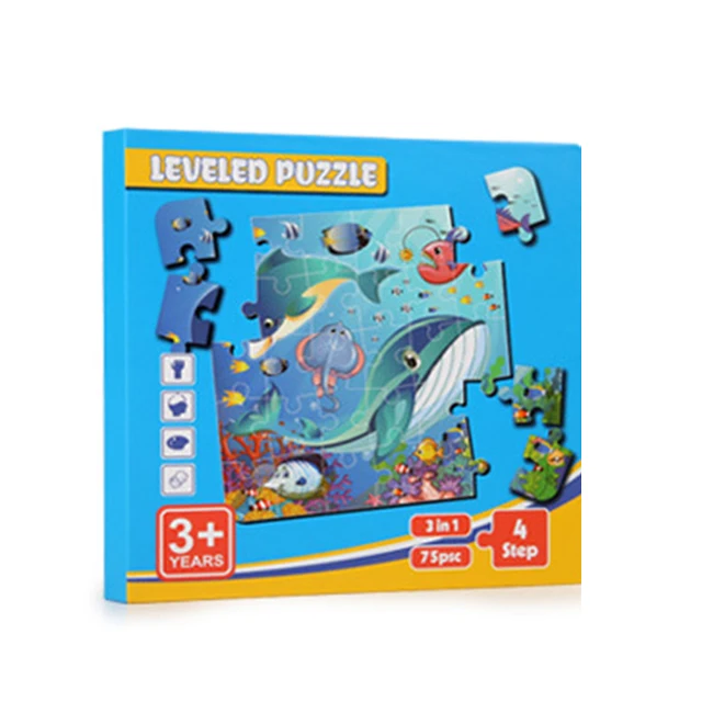 Cartoon Toys Kids Magnet Book Toys Reusable Book Magic Educational Jigsaw Puzzle Toys For Kids Learning