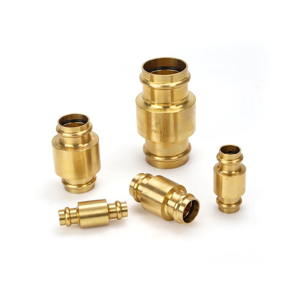 OEM ODM Chinese factory Press Check Valve Lead Free Brass Valve