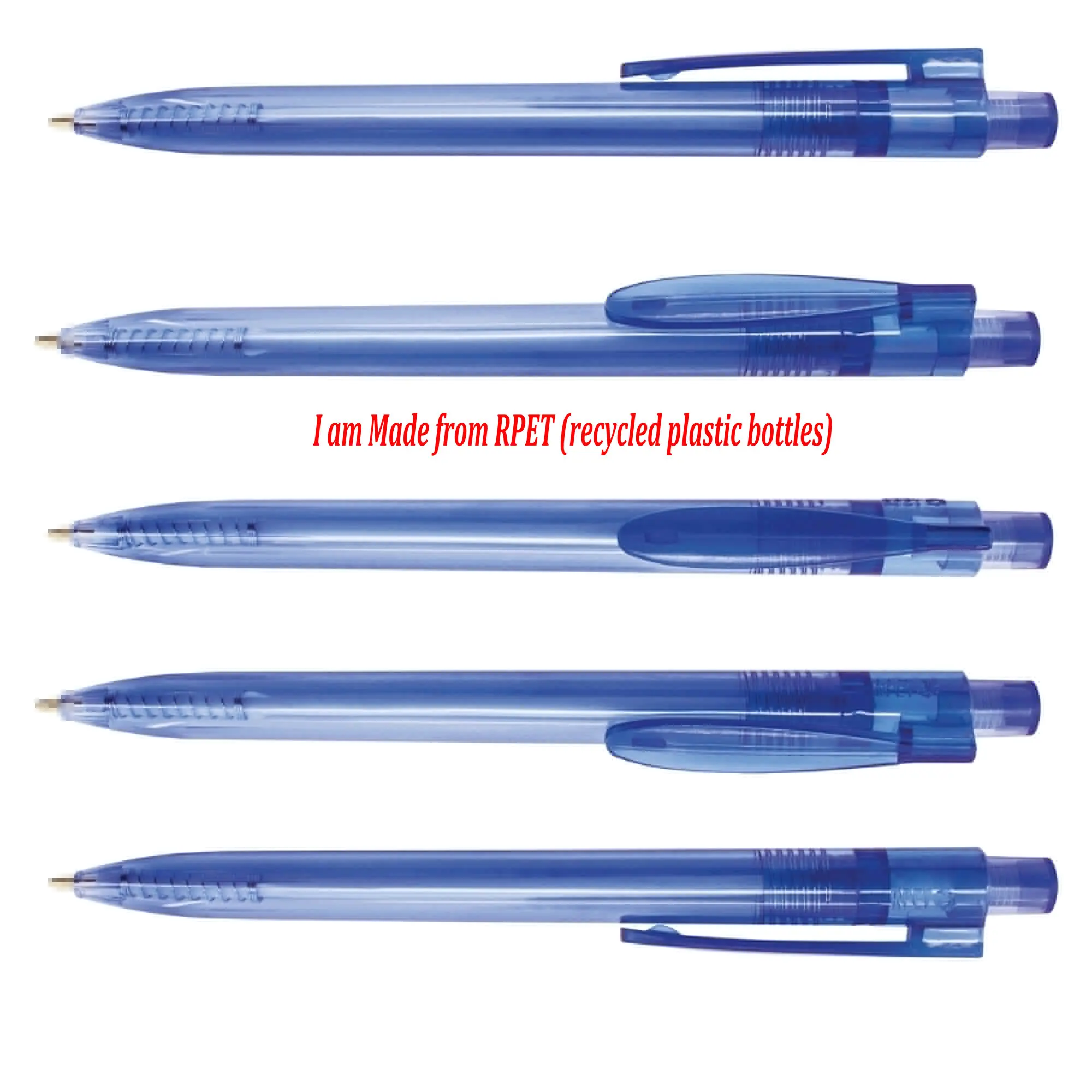 2022 new pen model Eco-Friendly Recycled PET Ball Pen which Made from RPET (recycled plastic bottles) Ballpoint Pen.