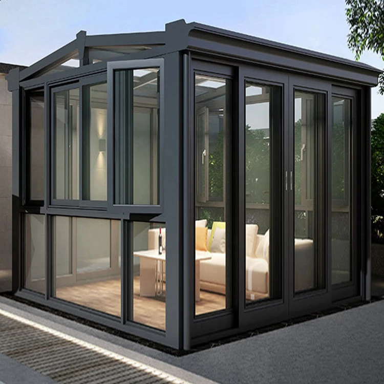 1 Set OEM Winter Patio Sun Rooms Aluminum Alloy Frame Garden Free Standing Sunroom