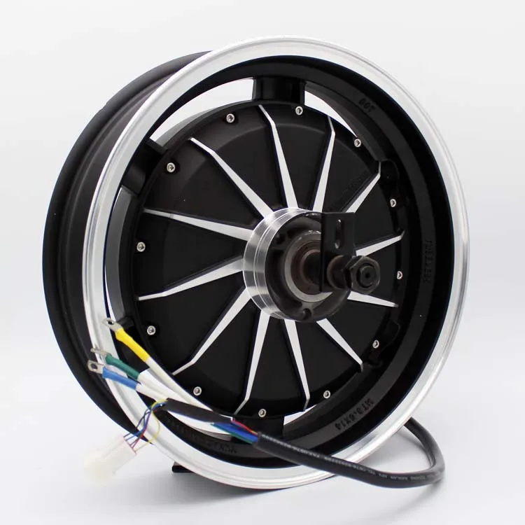DC hub motor 1500W 48V 14 inch low speed electric wheel hub motor for electric motorcycle