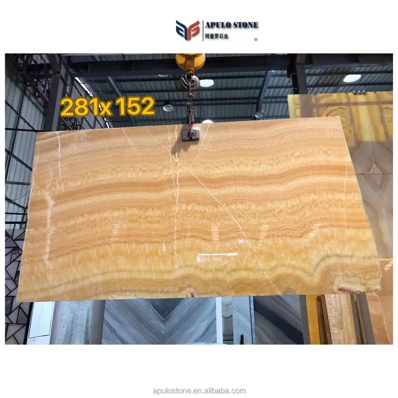 High Quality Apulo Natural golden yellow marble slabs onyx stone for bathroom wall