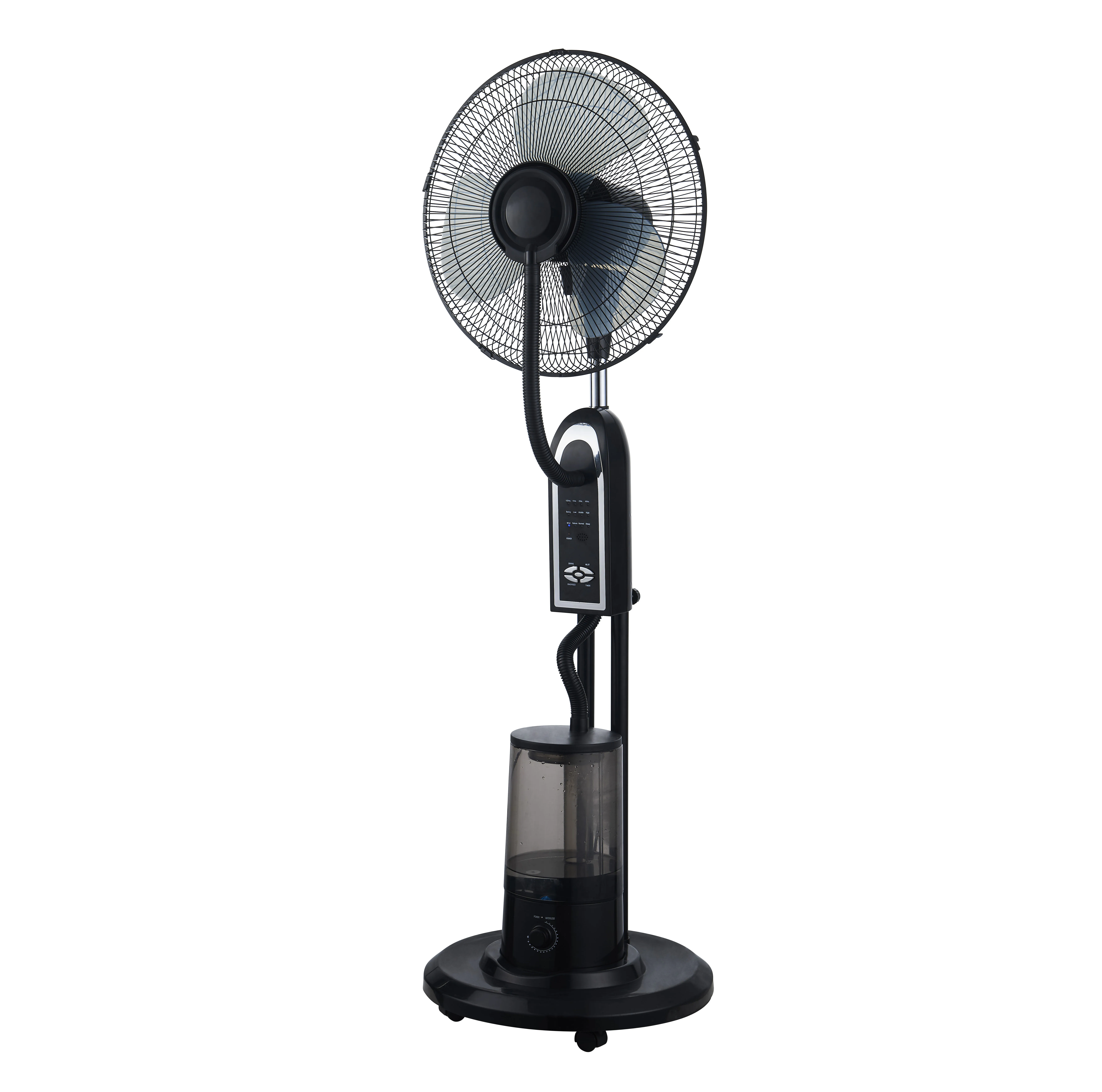 16 Inch Indoor Oscillating Cooling Cooler Portable Water Electric Spray Mist stand Fan