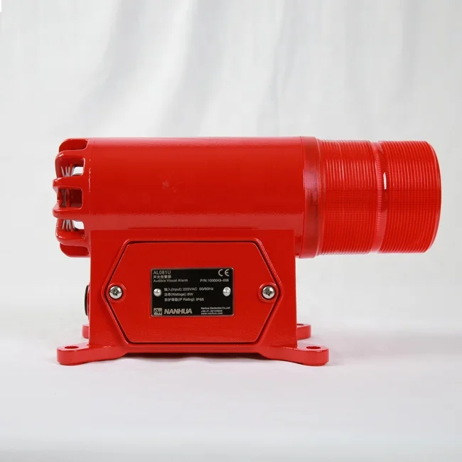 Outdoor siren and LED warning Light