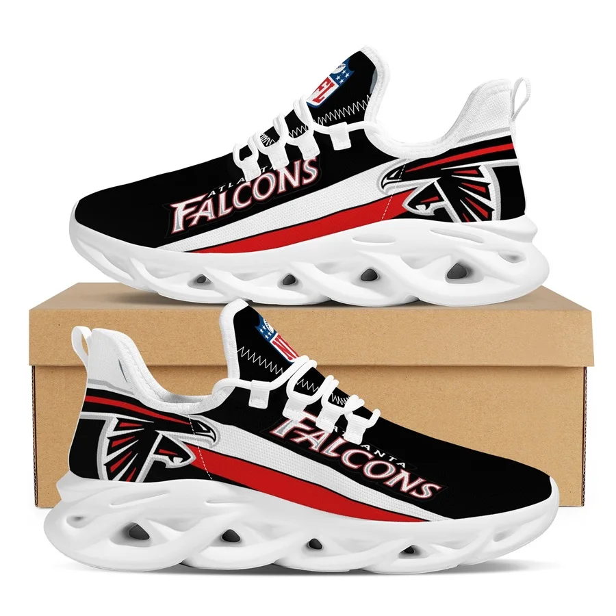 Custom made American football team sport shoes  adult plus size NFL team sport casual shoes 2021